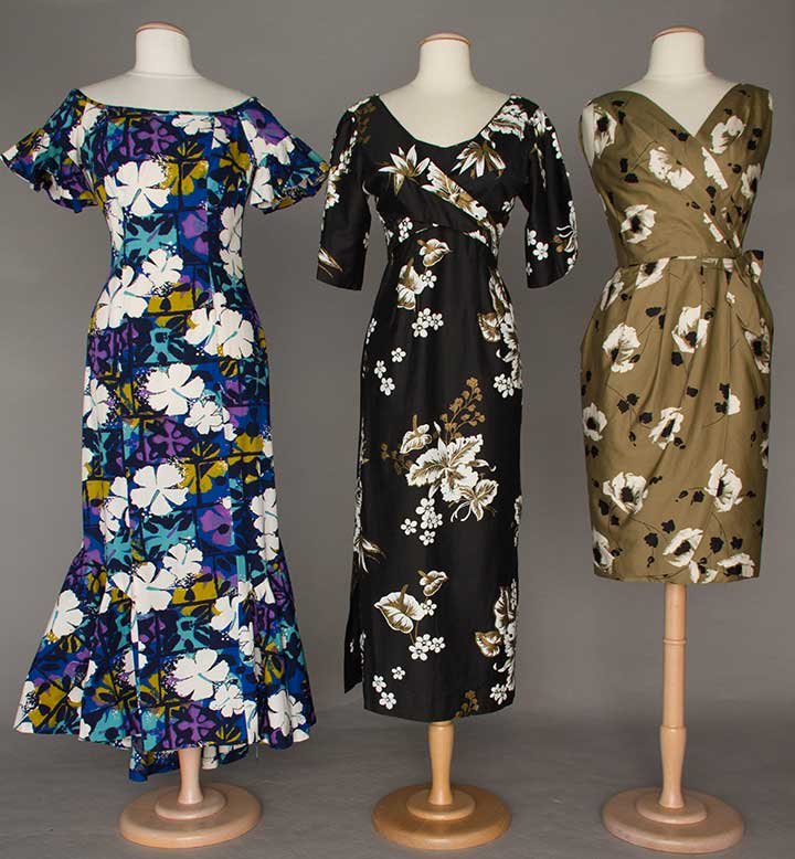 THREE PRINTED SUMMER DRESSES, 1960s (1 of 8)
