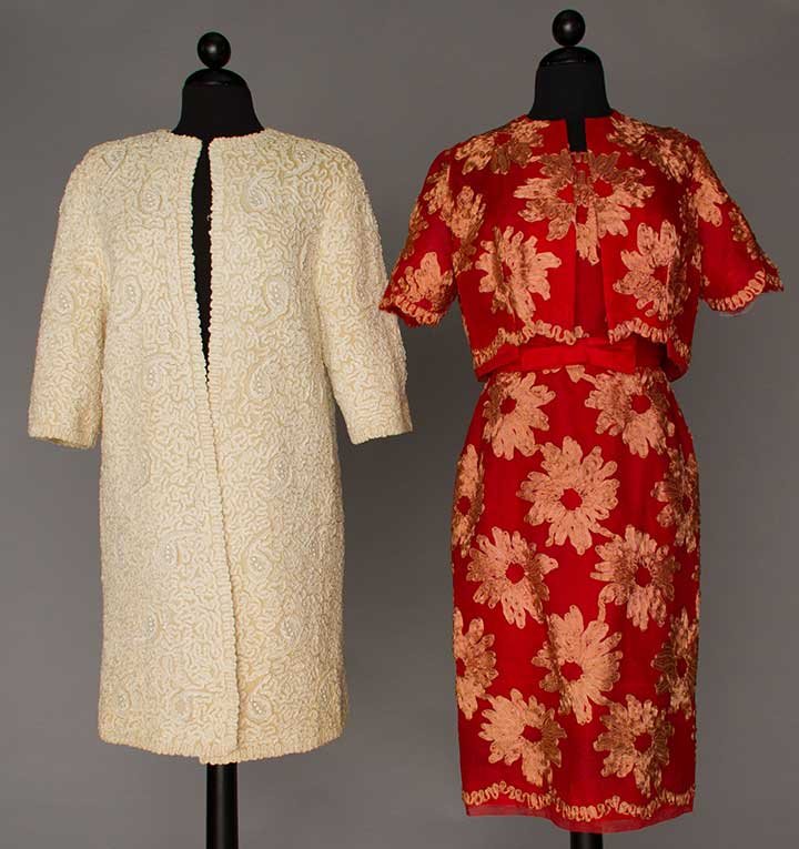 TWO RIBBON TRIMMED GARMENTS, EARLY 1960s (1 of 8)