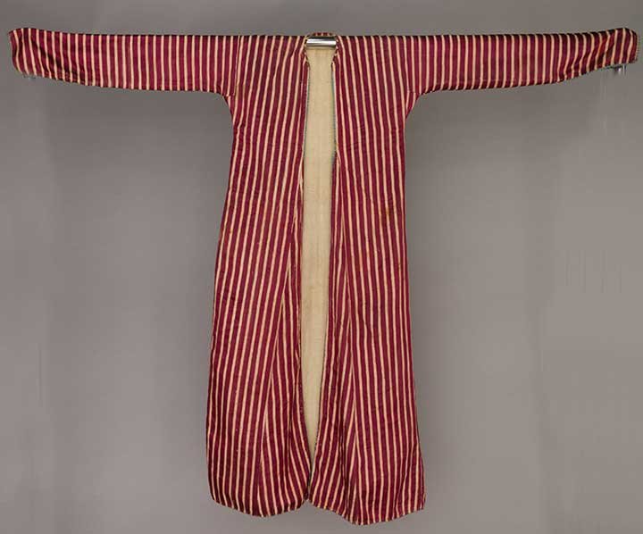 TWO WOVEN SILK ROBES, TURKEY (1 of 10)