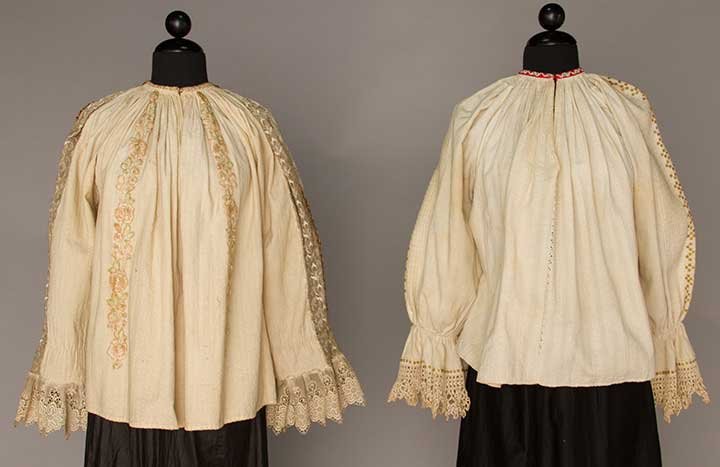 TWO FESTIVAL BLOUSES, HUNGARY, 19TH C (1 of 9)