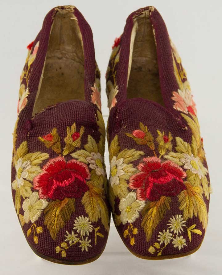 MAN'S BERLIN WORK SLIPPERS, 19TH C (1 of 6)