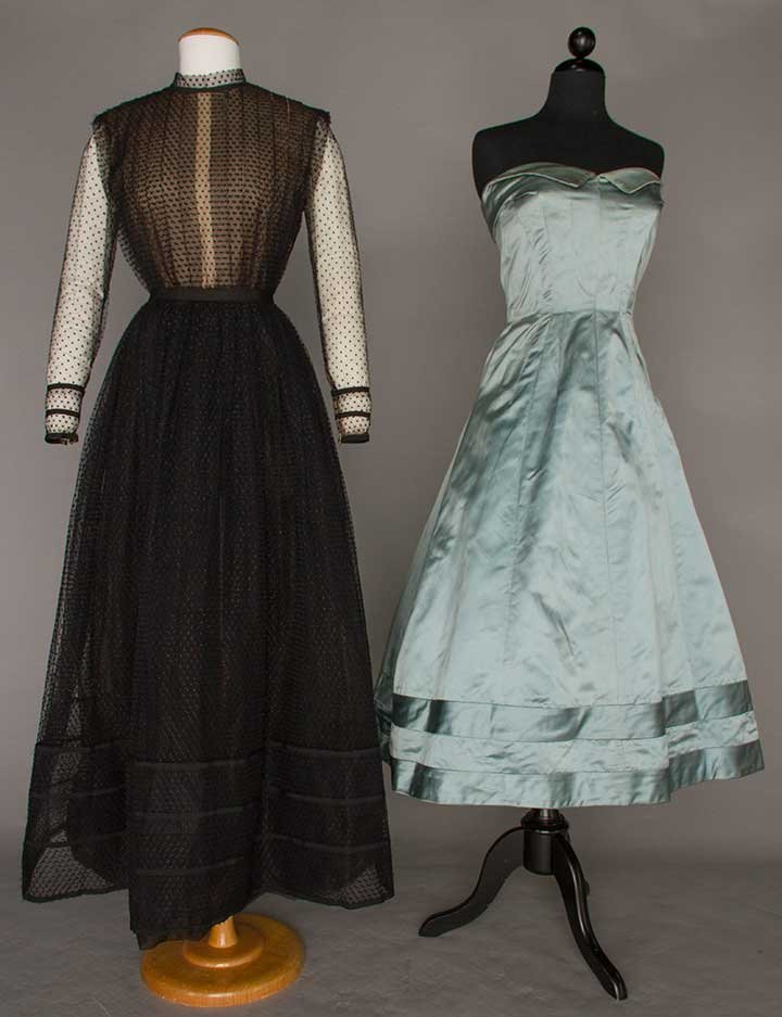 TWO JACQUES FATH DECONSTRUCTED GOWNS, 1955-1960s (1 of 9)