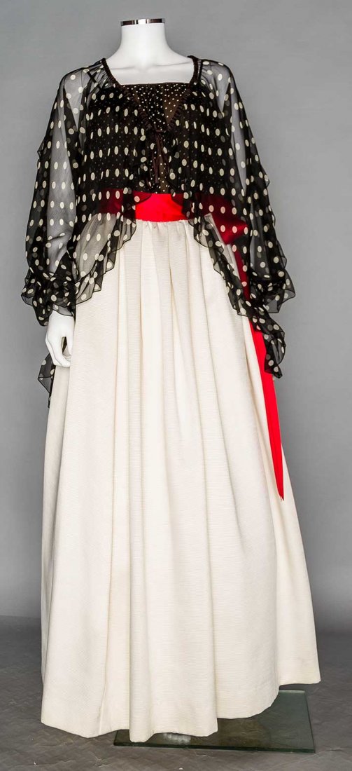 SAINT LAURENT EVENING DRESS, PARIS, LATE 1970s (1 of 7)