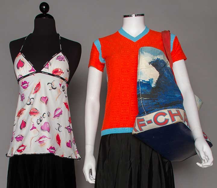 TWO CHANEL GARMENTS & ONE BEACH BAG (1 of 8)