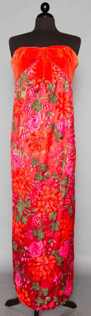 BOB BUGNAND STRAPLESS BALL GOWN, 1970-1980 (1 of 4)