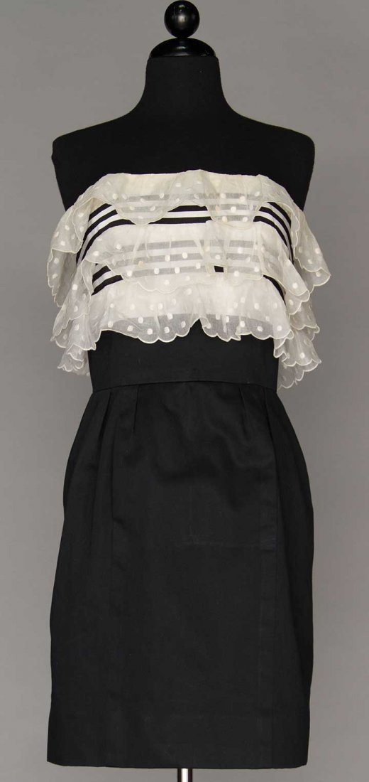 CHANEL STRAPLESS PARTY DRESS, 1990s (1 of 5)