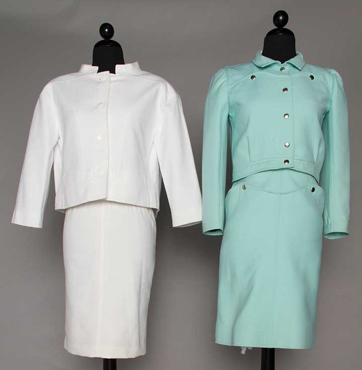 TWO COURREGES SKIRT SUITS, 1980-1990s (1 of 8)