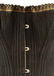 BLACK "P.D." CORSET, BELGIUM, 1880-1890s - 6