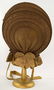 LADY'S BROWN SILK CALASH, 1790-1820