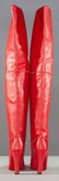LOUBOUTIN TALL RED LEATHER BOOTS, UNWORN - 3