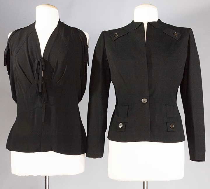 ADRIAN JACKET & BLOUSE, LATE 1940s (1 of 10)