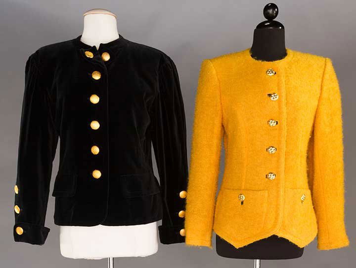 TWO YVES ST. LAURENT JACKETS, 1980s (1 of 5)