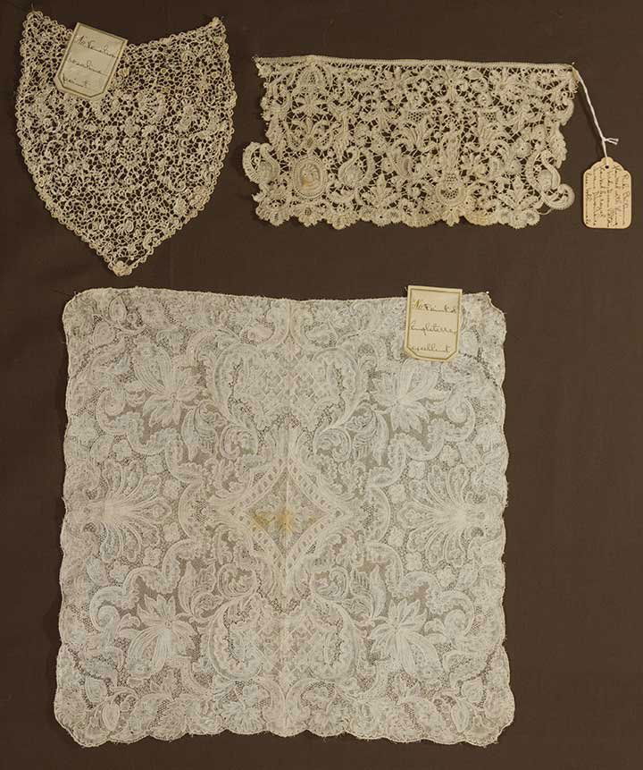 THREE PIECES OF HANDMADE LACE, 18TH - EARLY 19TH C (1 of 7)