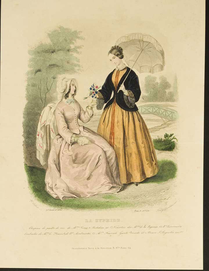 TWENTY FOUR FASHION PLATES, PARIS, 1840s (1 of 9)