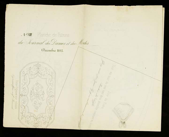 TWENTY FIVE GARMENTS PATTERNS, FRANCE, 1840-1850s (1 of 7)