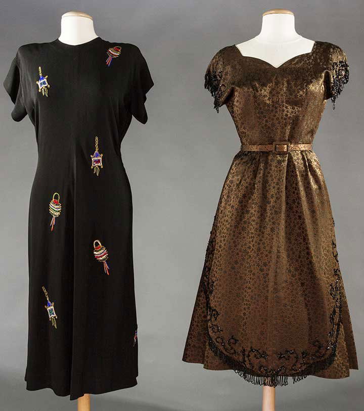 HATTIE CARNEGIE & ADELE SIMPSON DRESSES, 1940-1950 (1 of 8)