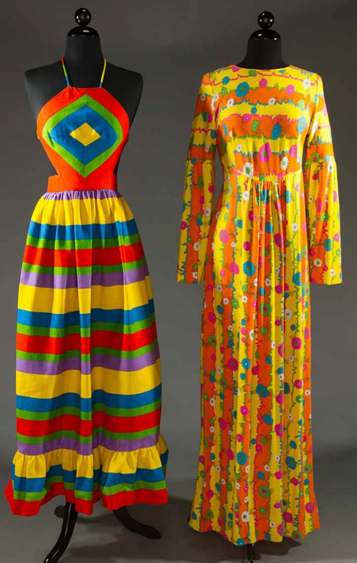 PULITZER & DE LA RENTA SUMMER DRESSES, 1970s (1 of 6)