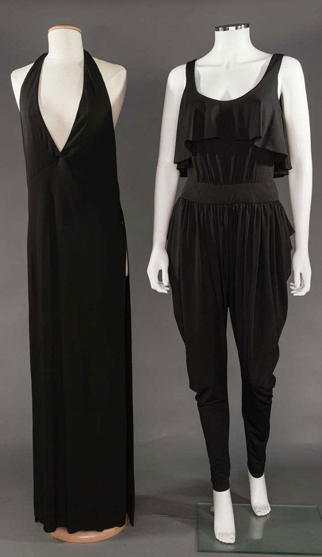 ALEXANDER McQUEEN BLACK JERSEY TABARD, 2012 (1 of 6)