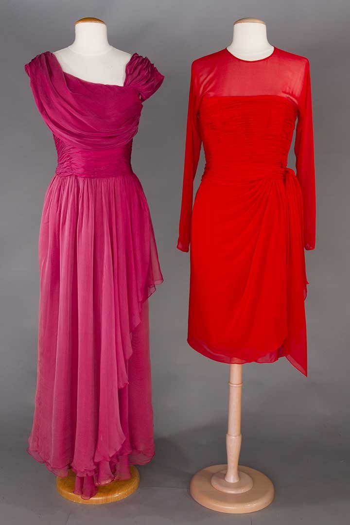 TWO OSCAR DE LA RENTA EVENING DRESSES (1 of 7)