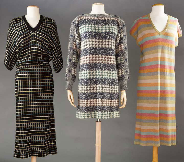 THREE MISSONI KNIT DAY DRESSES, 1970-1990 (1 of 7)