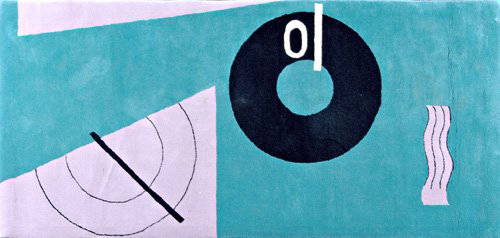 1163: EILEEN GRAY / VASSILY KANDINSKY Two area rugs