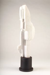 Toshiharu Kitagawa; Majesty; 1985; white marble; 2: Toshiharu Kitagawa; Majesty; 1985; white marble; 23 x 5 1/2 x 6 1/2 inches; 28 3/4 inches high (including black wood base)