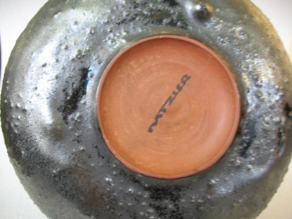 NATZLER Large gourd-shaped vase covered in volcani - 5