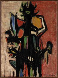 741: Emerson Woelffer (American, 1914-2003) Untitled, 1