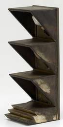 78: DONALD DESKEY Silver-plated metal desk lamp, 1927.