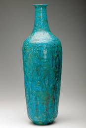 213: NATZLER Tall and important bottle-shaped vase