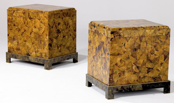 KARL SPRINGER Pair of hinged boxes
