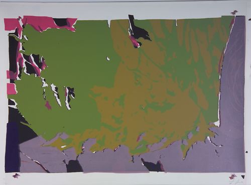 From Conspiracy: The Artist as Witness (five works: From Conspiracy: The Artist as Witness (five works of art), Peter Saul, Shicago Justus, 1971, lithograph in colors, 18 x 24 inches (sheet), numbered in pencil "4/150" lower left recto, signed and date