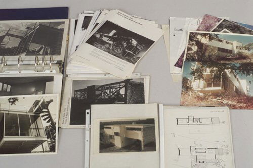 Binder on "Hillside House," Austin, TX,: Binder on "Hillside House," Austin, TX, designed by Chester Nagel and built 1939-1940. This loose-leaf compendium includes more than forty original black & white and color professional photos of the e