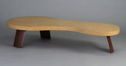 845: PAUL FRANKL coffee table with laminated