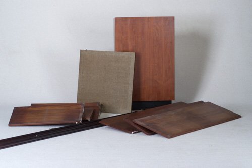 GEORGE NELSON HERMAN MILLER CSS unit con: GEORGE NELSON HERMAN MILLER CSS unit consisting of a podium with slide viewer, 6 small shelves, 3 large shelves, and 4 uprights. (From the estate of Irving Richards, who founded and ran the Raymor Com