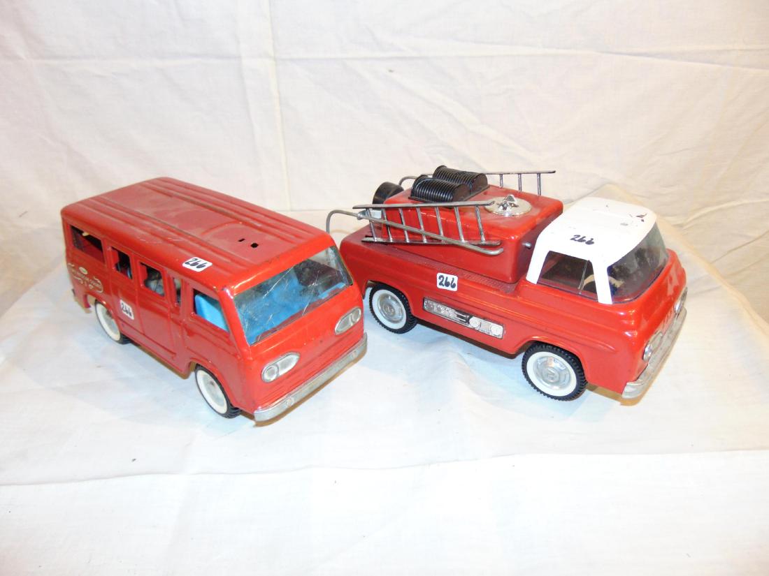 Nylint Fire Truck and Rescue Squad: Nylint Ford Fire Truck along with Nylint Fire Rescue Squad