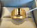 14kt Yellow Gold Ring Sapphires & Diamonds - 3