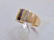 14kt Yellow Gold Ring Sapphires & Diamonds - 7