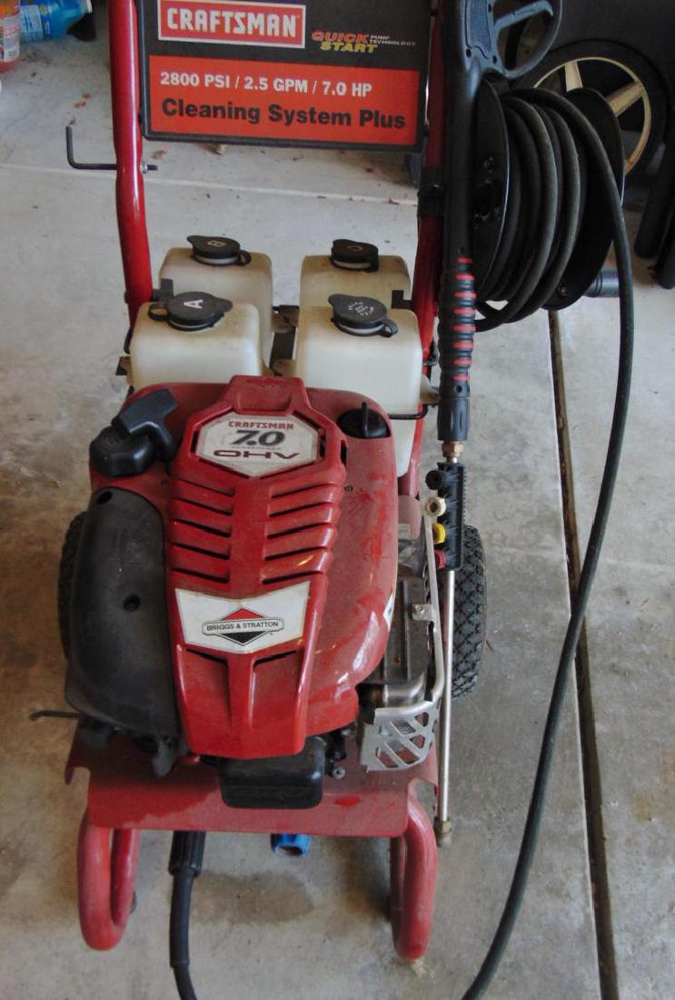 Craftsman Powerwasher: Craftsman Powerwasher, 7 hp, 2800 psi/2.5 GPM