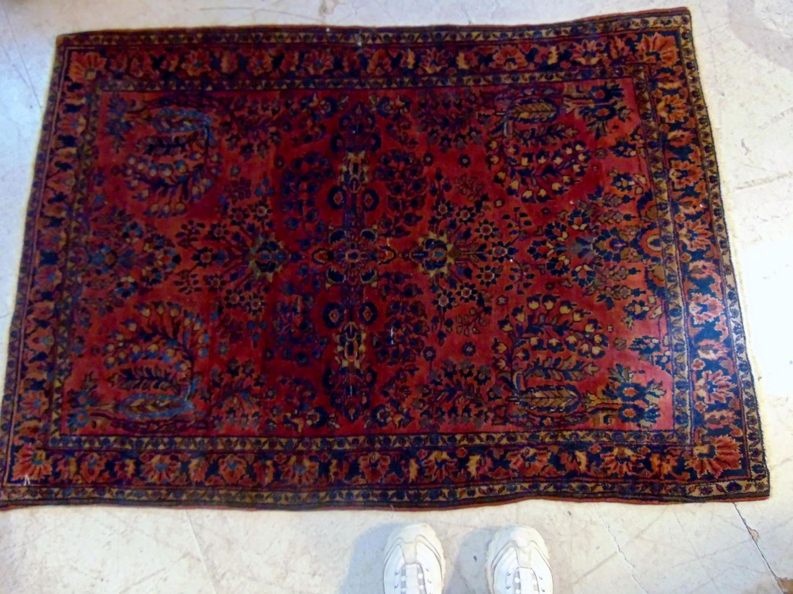 Antique Sarouk Oriental Rug (1 of 4)