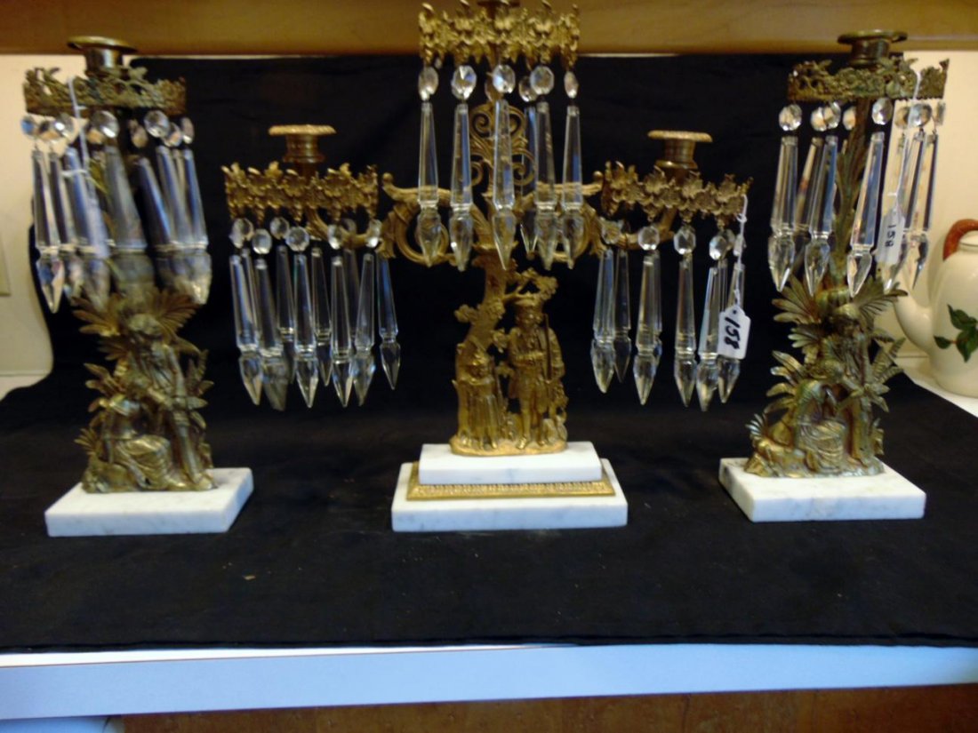 3 Part Girondle Mantle Candle Set (1 of 4)