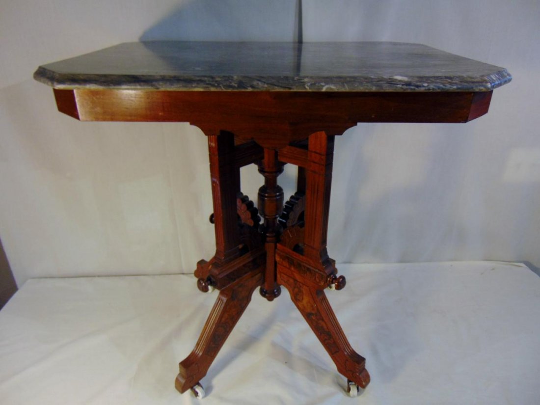 Eastlake Marble Top Table (1 of 2)