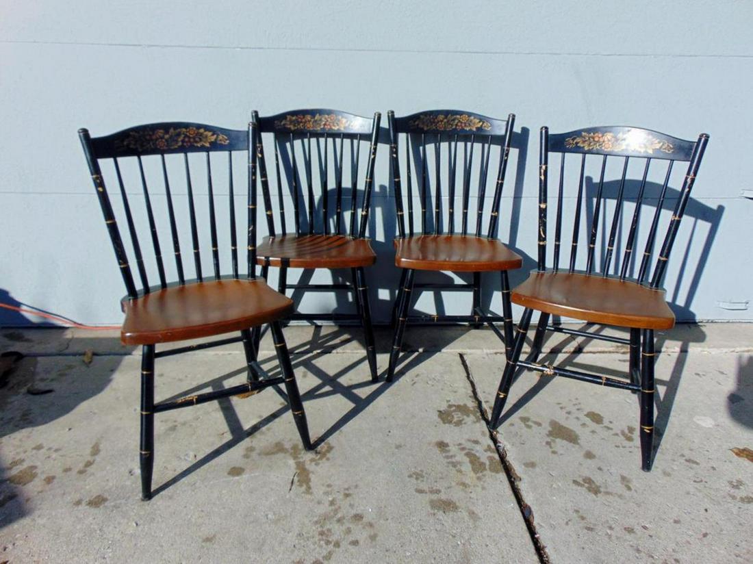 4 Ethan Allen Stenciled Dining Chairs (1 of 3)