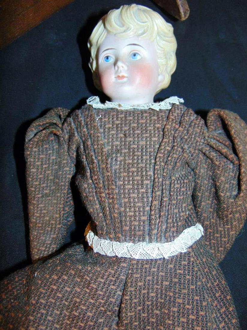 Lot of Blonde haired Martha Washington Bisque head Doll (1 of 3)