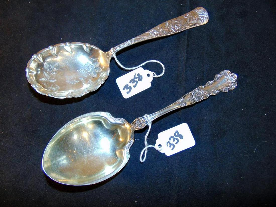 2 Fancy Sterling Victorian Scoops (1 of 2)