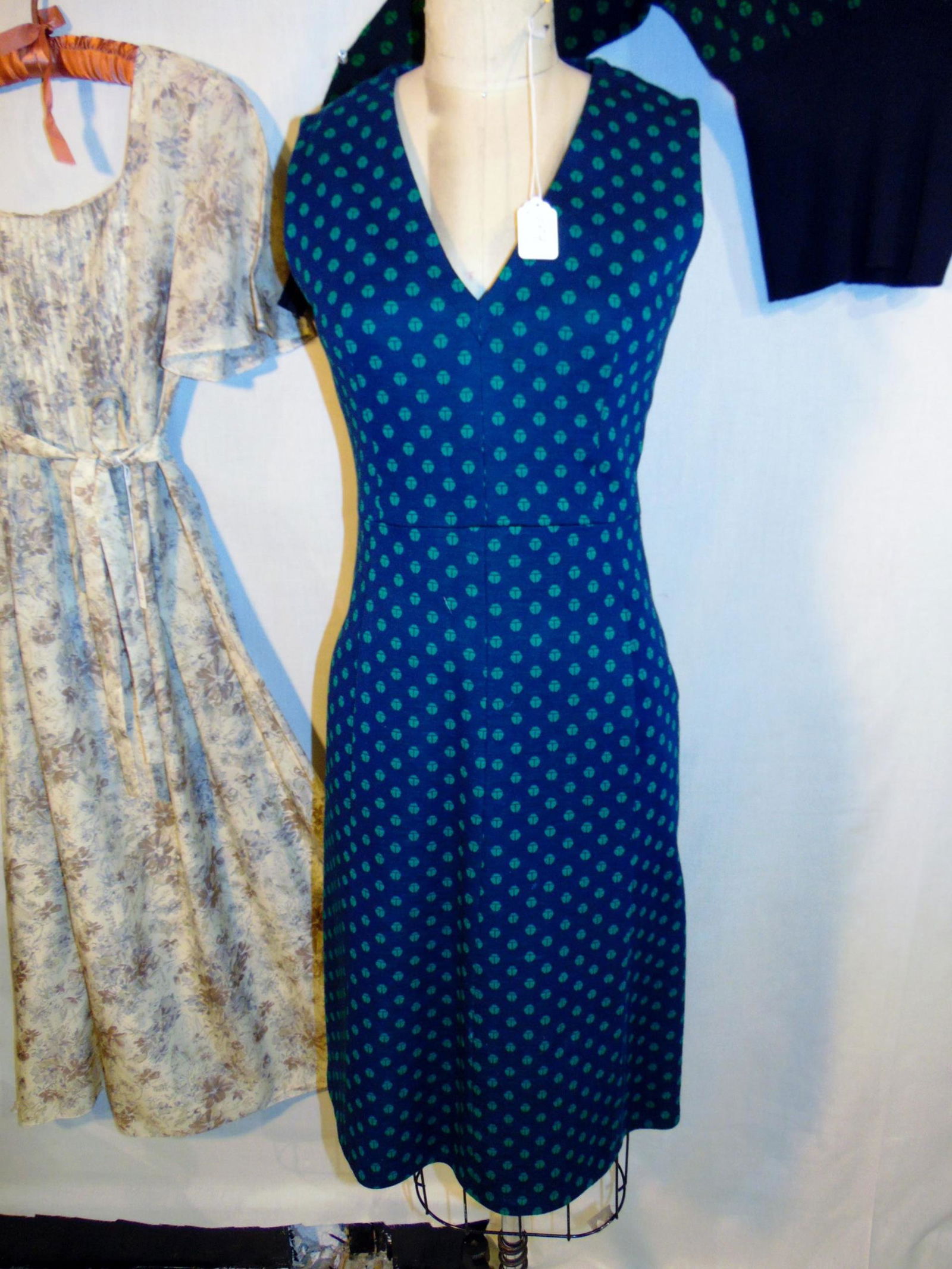 Lot of 2 Vintage dresses to include Givenchy knit dress (1 of 7)