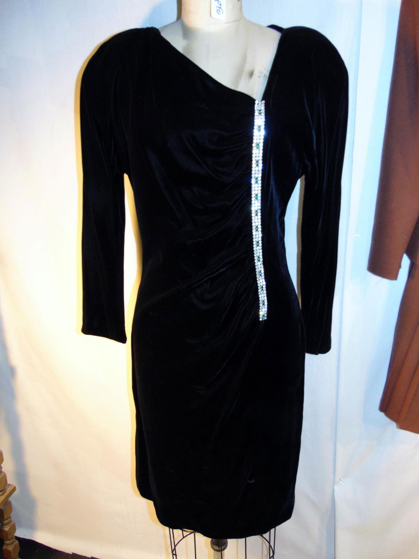 Lot of 2 Designer Vintage, Oscar De La Renta Velvet (1 of 6)