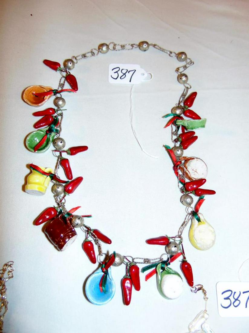 Lot of Jewelry to Include carved Bakelite  Bracelet, (1 of 6)