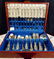 Sterling Silver Flatware Set Wild Rose with box