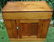 Primitive Flip top Pine One Door Dry sink